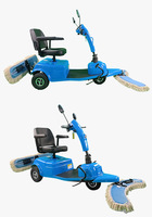 Nouveau chariot électrique à trois roues pour l'entretien des hôtels, balayeuse autoportée, scooter de nettoyage propulsé, garantie 1 an