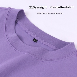 T-shirt Corta da <span class=keywords><strong>Donna</strong></span> 100% <span class=keywords><strong>Cotone</strong></span> Estiva Casual per Yoga e Fitness, Taglio Boxy alla Moda, Personalizzabile con Stampa Logo - Product Image 4