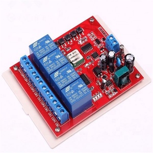 Module <span class=keywords><strong>de</strong></span> relais Wi-Fi 4 canaux 220V avec contrôle à distance sans fil par application téléphonique, fonction <span class=keywords><strong>de</strong></span> verrouillage automatique et d'interverrouillage, avec boîtier - Product Image 4