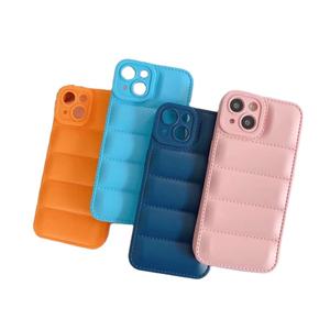 Funda de teléfono Puffer para Vivo Y78 + <span class=keywords><strong>5G</strong></span>, chaqueta acolchada de China, funda móvil de TPU suave para vivo Y78 <span class=keywords><strong>5G</strong></span> Global - Product Image 1