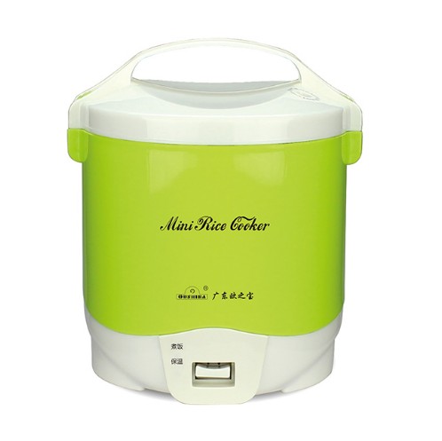 Антипригарным внутренней поверхностью Малой Емкости Мини рисоварка Портативный Мини рисоварка нержавеющая сталь детского питания плита 24v 1.7L