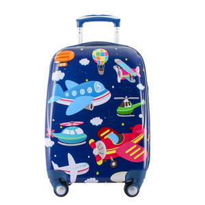 Bagage à main pour enfants pour garçon et <span class=keywords><strong>fille</strong></span>, <span class=keywords><strong>valise</strong></span> à roulettes avec 4 roues pivotantes, étui rigide pour le voyage des tout-petits - Product Image 4