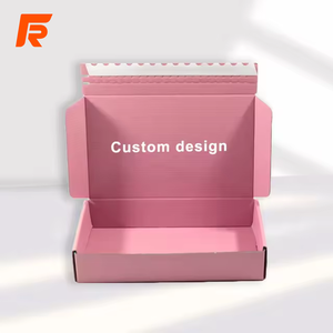 Scatola di Cartone Ondulato Stampata Impermeabile di Alta Qualità con Cerniera e Logo in Rilievo per Imballaggio Cosmetico - Product Image 3