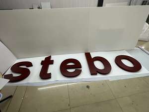 ป้าย3D ข้อความธุรกิจตัวอักษรในร่มกลางแจ้งมีไฟด้านหลังติดโลโก้ช่องเรืองแสงตัวอักษร - Product Image 5