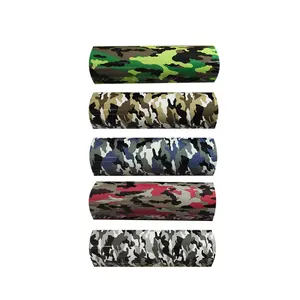Schlangen-SkinArmy Camo Heat Transfer Vinyl Rolls mit Leoparden muster Camouflage Iron auf Vinyl Camouflage PU-Folie 12 ''x 10'' Blätter