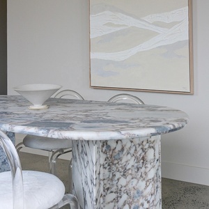 Mesa de Centro Moderna de Lujo de Mármol Calacatta <span class=keywords><strong>Viola</strong></span>, Encimera de Cocina, Comedor, Sala de Estar, Juego de Mesa y Sillas para 8 Personas de Mármol - Product Image 1
