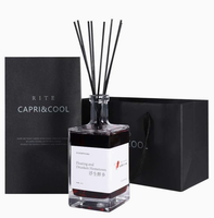 Diffuseur de parfum de luxe artisanal en verre en forme de bouteille de vin, 500 ml, pour la maison et les cadeaux, avec parfum haut de gamme
