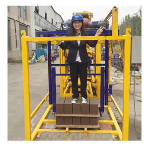 Sơn Đông hongfa nhà máy HF logo tự động xi măng Máy làm gạch - Product Image 2