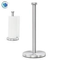Porte-serviettes vertical de table en acier inoxydable, colonne unique, pour cuisine américaine et restaurant