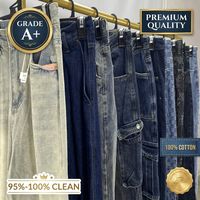 Vente en gros YIJIAYI – Sacs mixtes de jeans et pantalons d'occasion – Vêtements en denim usagés de haute qualité