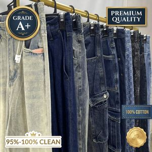 Vente en gros YIJIAYI – Sacs mixtes de jeans et pantalons d'occasion – Vêtements en denim usagés de haute qualité - Product Image 1