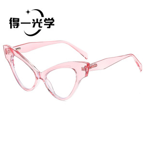 Cat Eye Glasses Pc Frame Anti Blue Light Women's Fashion <b>Eyewear</b> - Product Image 3