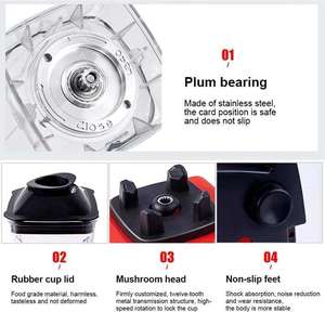 <span class=keywords><strong>Silvercrest</strong></span> 2 trong 1 thực phẩm Smoothie Máy xay sinh tố Máy trộn thương mại tốt nhất nhiệm vụ nặng nề juicers và máy xay sinh tố cho nhà bếp - Product Image 6