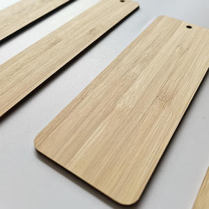 Marcapáginas de Madera de Bambú Ecológico Multifuncional, Etiqueta Colgante de Madera Natural sin Acabado, Venta al por Mayor en Diferentes Tamaños para Manualidades - Product Image 3