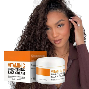 Vitamine C Crème Visage Éclaircissante <span class=keywords><strong>Complexe</strong></span> Revitalisant Intensif pour Peau Terne Fatiguée avec Hydratation Boost Amélioration <span class=keywords><strong>de</strong></span> l'éclat - Product Image 2