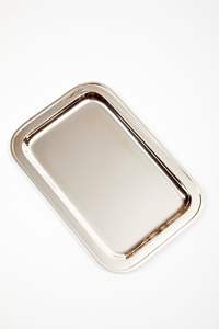 Plateau de service de restauration rapide moderne en acier inoxydable de haute qualité plateau de service de barre ronde et rectangulaire plaque pour blocs à découper - Product Image 3