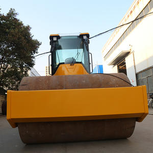 Yüksek beygir gücü titreşim 10 Ton yol silindirleri binmek-On hidrolik titreşim ağır çift çelik tekerlek yol silindiri - Product Image 4