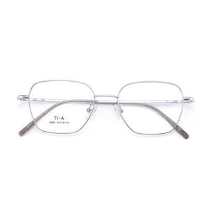 Montures de lunettes rectangulaires Ti-A 33087 52-18-145 en alliage léger, monture complète unisexe, verres en résine - Product Image 1