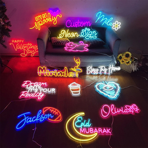 Groothandelsprijs Custom Led Neon Bord Winkel Bedrijfslogo Led Verlichtingsbord Idee Wandversiering Verlichting Te Koop - Product Image 1