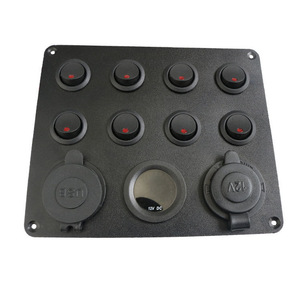 Panneau de conversion multifonctionnel Weichuang 8 positions avec détection de tension USB pour camping-car, yacht, voiture - Product Image 4