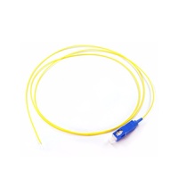 Cables de comunicación OS2 SM 900um, fibra óptica tipo pigtail simplex SC PC UPC, 2 metros, precio de fábrica