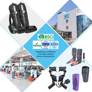 Bottes de Récupération Sportive à 8 Chambres avec Compression à Air, <span class=keywords><strong>Massage</strong></span> Électromagnétique Relaxant pour la Lymphe et les Mollets par Ondes et Coussins Gonflables - Product Image 2