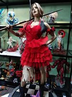 Estatua de Resina de Harley Quinn con Vestido Rojo, Escuadrón Suicida 2, Figura de Margot Robbie 1/4, Escultura Coleccionable de Anime para Decoración de Sala de Juegos