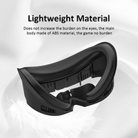 Interface faciale VR, ensemble de couverture faciale de remplacement pour PICO 4 VR, accessoires en mousse de cuir PU, coussinet de couverture faciale