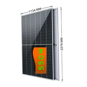 Panel solar fotovoltaico, 550w, fabricantes en china, 535w, 540w, 545w, 550w, vatios para sistema de energía Solar doméstico