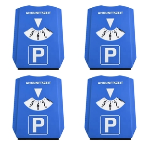 Disco de estacionamiento portátil para coche y motocicleta, temporizador de plástico con pantalla de hora de llegada para aparcamientos - Product Image 3