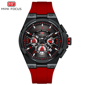 นาฬิกาข้อมือผู้ชาย MINI FOCUS MF0402G สไตล์ธุรกิจลำลอง สายซิลิโคน กันน้ำ เรืองแสง ดีไซน์เท่ห์ ระบบควอตซ์ - Product Image 5