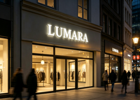 Enseigne lumineuse LED 3D personnalisée à éclairage frontal, étanche, pour extérieur, logo d'entreprise, signalétique lumineuse pour façade de magasin