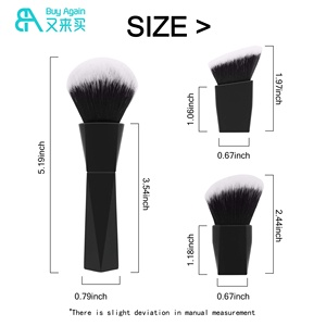 Mercados en línea chinos, nuevo diseño único, regalo para niñas, 3 en 1, Mini juego de brochas de maquillaje de viaje reemplazable magnético con caja - Product Image 6