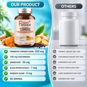 Comprimés de Curcuma Herbal Shecome à Formule Personnalisée pour le Confort Digestif – Complément de Curcuma pour Hommes et Femmes - Product Image 4