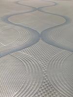 Tissu tricoté à rayures pour matelas, 50g/m2, dernier design