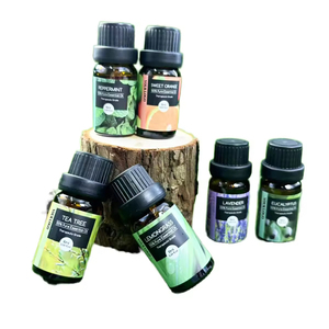 Kit d'huiles essentielles 10 ml, 6 pièces, huiles de massage avec diffuseur corporel, aromathérapie, croissance des cheveux, humidificateur relaxant pour les cheveux et le corps - Product Image 5