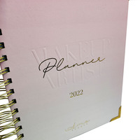 Planificateur A5 imprimé en couleur planificateur budgétaire mensuel hebdomadaire Journal et cahiers personnalisés 2024
