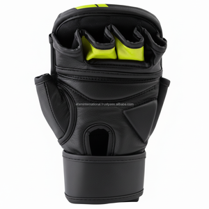 ถุงมือชกมวย MMA คุณภาพสูง บุเจลยืดหยุ่น รองรับข้อมืออย่างรวดเร็ว ด้วยเจลภายใน ทนทาน พันง่าย รวดเร็ว - Product Image 1