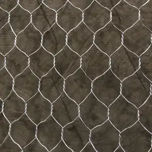 Chain Link Chicken Wire Mesh Construction Garden Fence Retaining Stone Gabion Wall