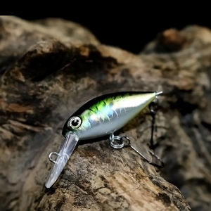Esca Artificiale Crankbait Piccola da 30mm 2.4g per Pesca a Immersione Profonda 1.5m, con Amo Singolo, per Trota, Spigola e <span class=keywords><strong>Salmone</strong></span> - Product Image 3