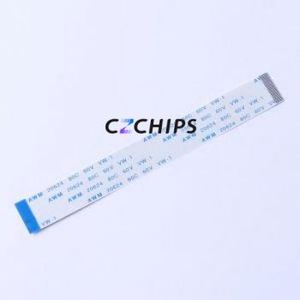 FC-0.5A-24P-100mm FFC Cable (Flexible Flat Cable) P=0.5mm Connector 24P 0.5mm 0.3mm Reverse - Product Image 1