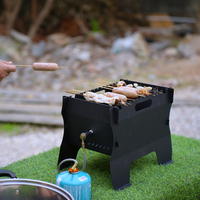 Brasero de table portable, foyer d'intérieur décoratif, chauffage extérieur, barbecue à gaz de table