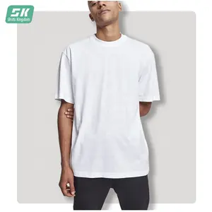 셔츠 만든 3D 퍼프 인쇄 거리 패션 반팔 대형 박시 사용자 정의 남성 스트리트웨어 의류 체육관웨어 남성 티셔츠