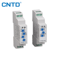 Relais de surveillance de tension monophasé CNTD CDV6-216Z / Protecteur de séquence de phase Contact DPDT Auto AC 160V-270V 16A IP20 Epoxy