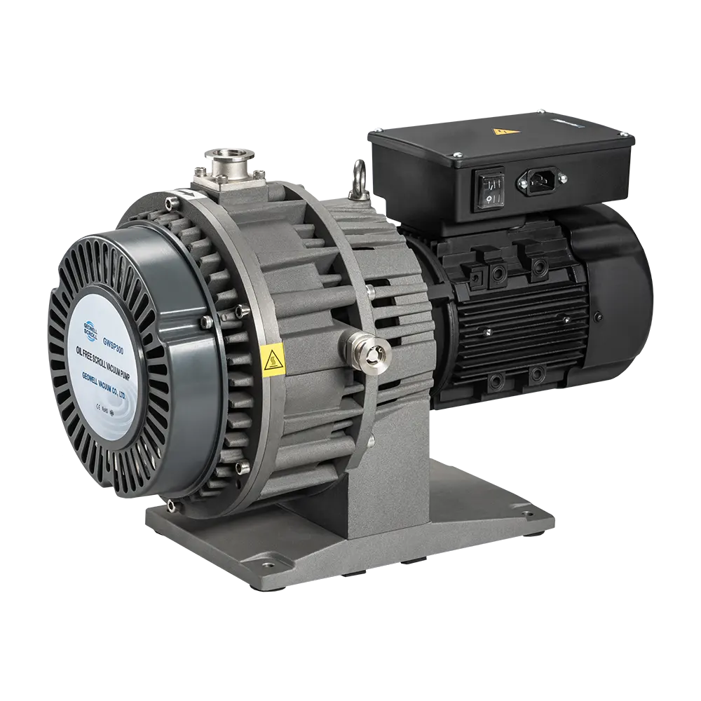 GWSP300 저에너지 소비 오일 프리 스크롤 진공 펌프 (공기 밸러스트 밸브 포함)