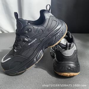 Wanjinding Anti-Smash Chaussures <span class=keywords><strong>de</strong></span> travail résistantes aux crevaisons Chaussures <span class=keywords><strong>de</strong></span> marche confortables <span class=keywords><strong>ultra</strong></span>-légères polyvalentes à la mode - Product Image 6