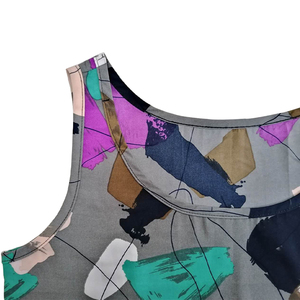 Amzn AE fb eb tiktok Shein dame d'été pyjamas de la chine en gros impression sans manches short domicile costume - Product Image 4