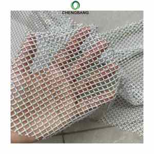 Tissu de maille perlé fait à la main lourd en cristal <span class=keywords><strong>brillant</strong></span> de luxe pour robe de mariée - Product Image 3