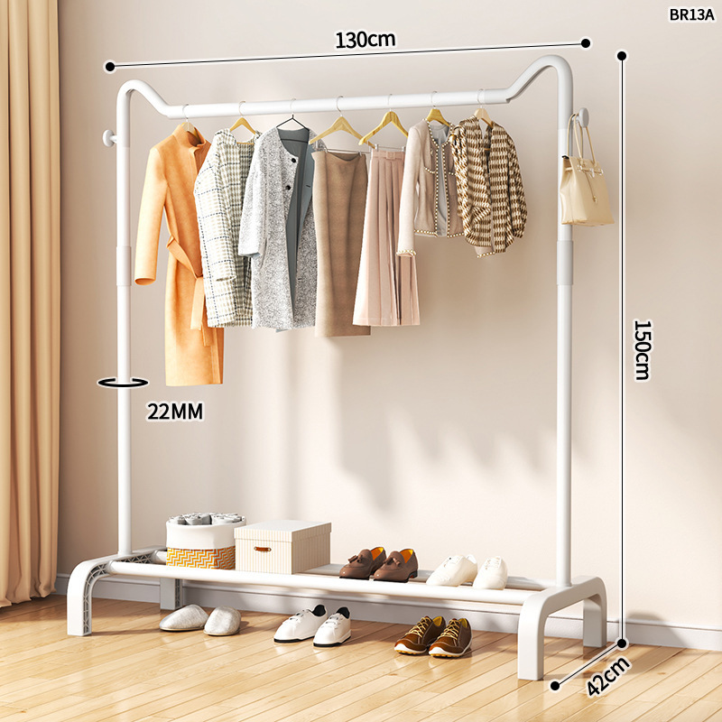 [หูแมว] บาร์เดี่ยวพร้อมขาโค้ง 130 สีขาว