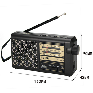Radio AM FM solaire <span class=keywords><strong>Meier</strong></span> 9002BTS nouvelle sortie 2021, radio solaire AM FM SW 3 bandes - Product Image 4